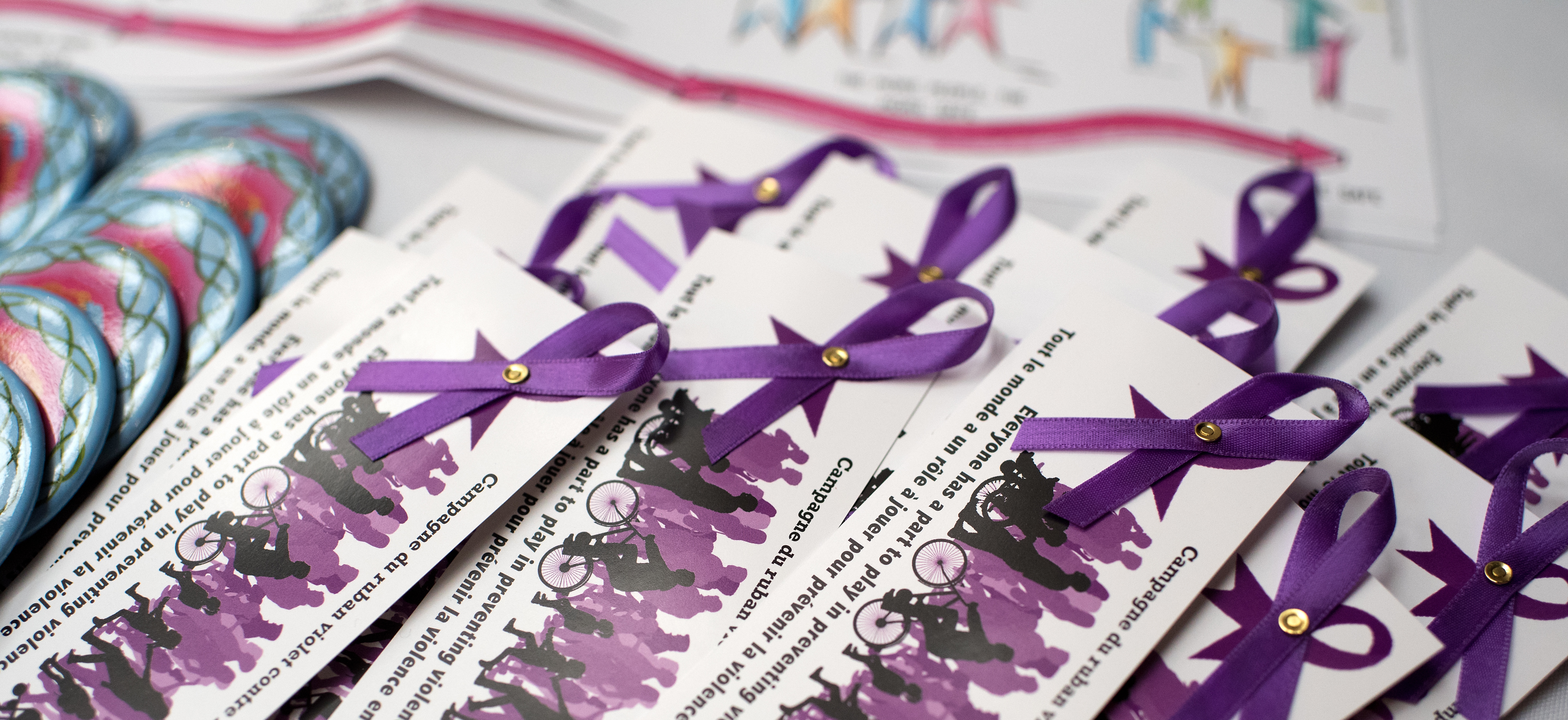 Local resources for purple ribbon campaign